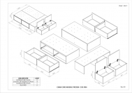 CAMA 140 CORSA #3056 C/CAJ Y MODULO BLANCO